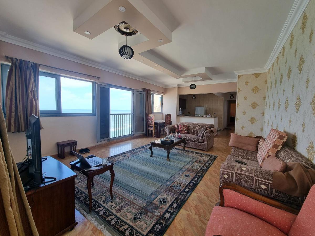 Panoramic Sea View Zamzm Flat Miami Family شقة فندقية زمزم بانورما بشاطئ ميامي - الاسكندرية صف اول مباشر علي بحر - عائلات فقط Alexandrie Extérieur photo